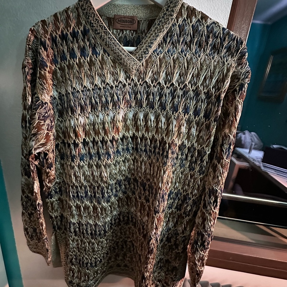 Missoni golden sweater